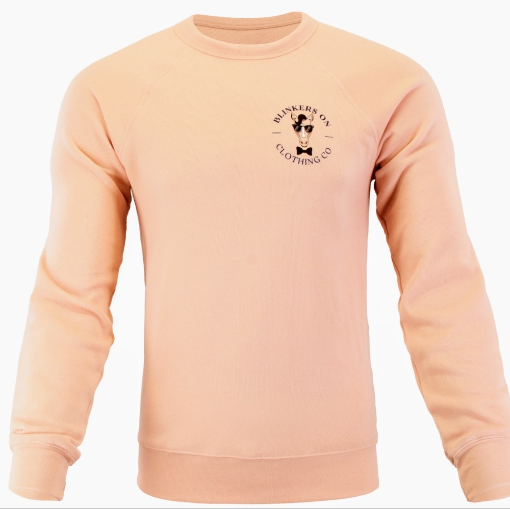 Blinkers On Clothing Co crew neck sweatshirt